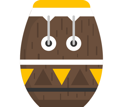 Percussion instrument conga vector