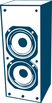 Music speaker vector