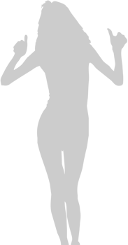 Dancing girl vector