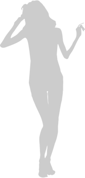 Dancing girl vector
