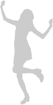 Dancing girl vector