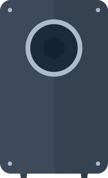 Music speaker vector
