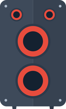 Music speaker vector