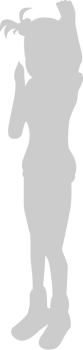 Cute dancing girl vector