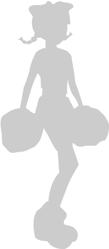 Cute dancing girl vector