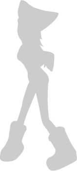 Cute dancing girl vector
