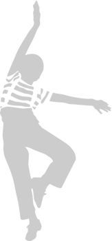 Dancing boy vector