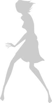 Sexy dancing girl vector