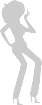 Sexy dancing girl vector