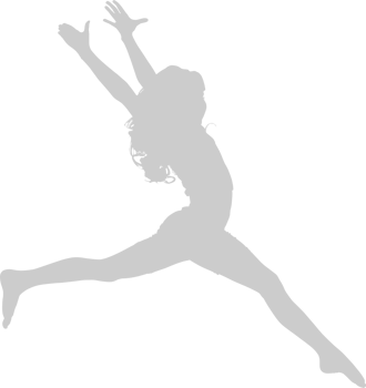 Dancing girl vector