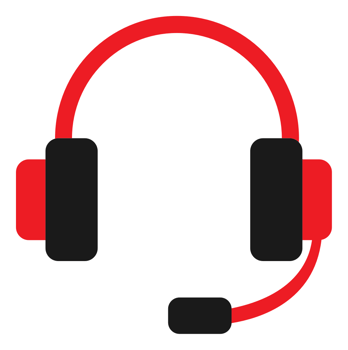 Radio show icon headphone vector