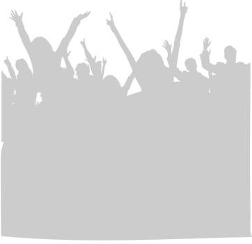 Party crowds vector