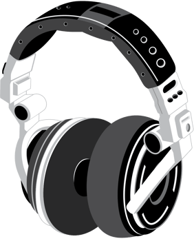 headphone vector