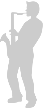men playing saxophone vector