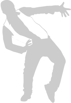 Dubstep dance vector