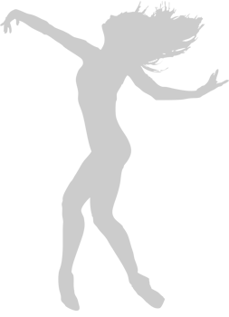 Ballerina dancing vector