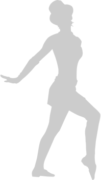 Sexy dancer vector