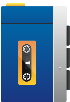 Walkman vector
