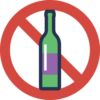 No drinks vector