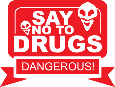 Say no to drugs vector