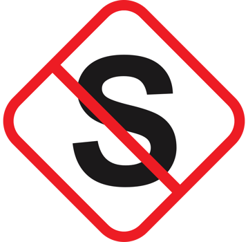 Road sign no stop vector