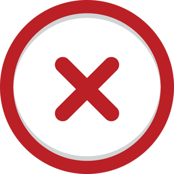 Incorrect sign circle vector