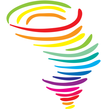Rainbow tornado vector
