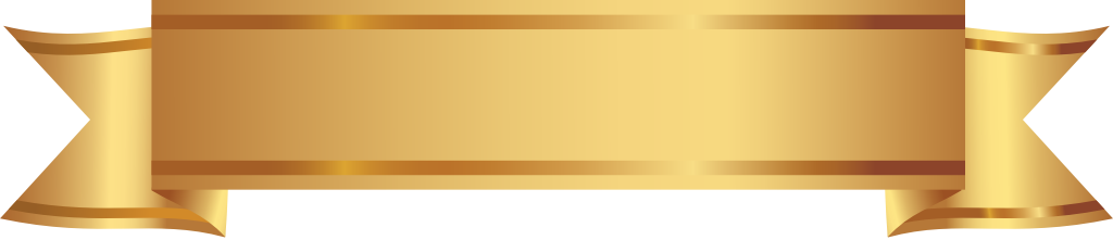 Golden decorative banner vector