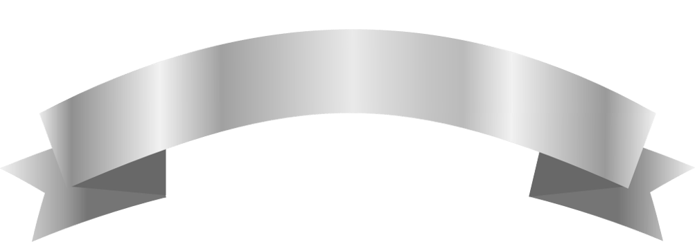 Silver ribbon vector