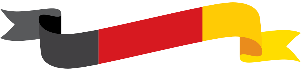 Germany ribbon vector