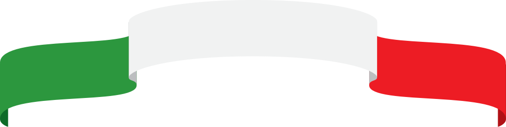 Italy ribbon vector