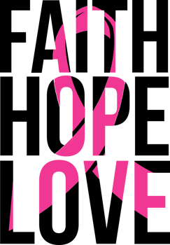Breast cancer pink ribbon vector