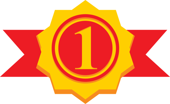 First place ribbon vector