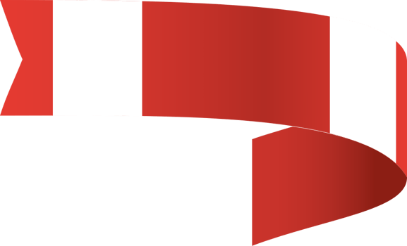 Glossy red banner vector