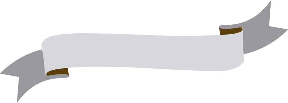Flat ribbon vector