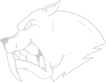 Sabertooth Tiger vector