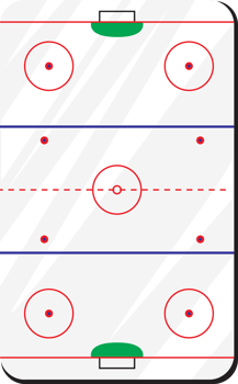 hockey field vector