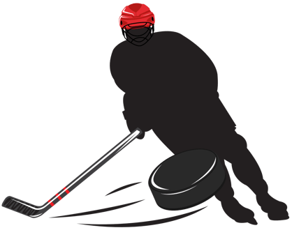 hockey player vector