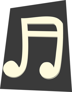 music symbol vector