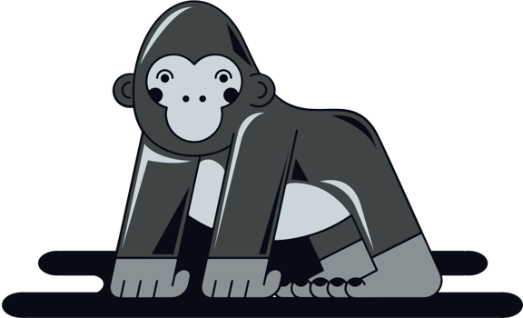 gorilla vector