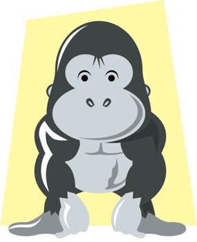 gorilla vector