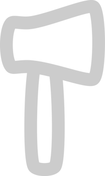 Hatchet vector
