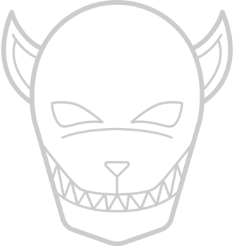 Werewolf Mask vector