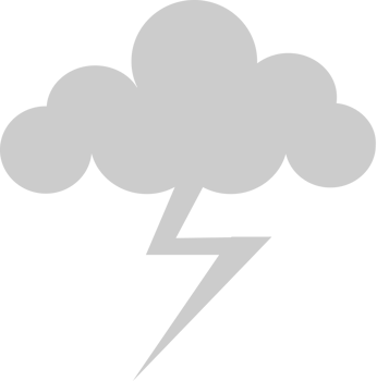 Thunderstorm vector