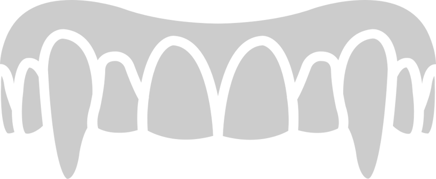 Vampire Teeth vector