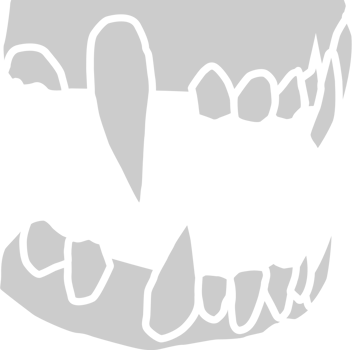 Vampire Teeth vector