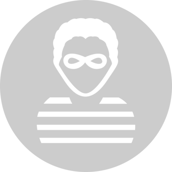 Crime criminal face vector
