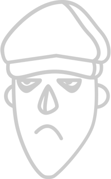 Crime criminal face vector