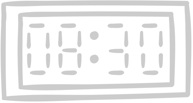 Digital Clock vector