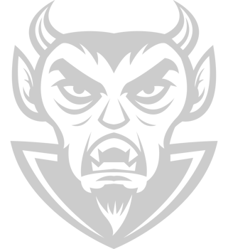 Devil face cute vector